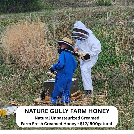 Farm-Fresh Creamed Honey — $12 / 500 g Jar